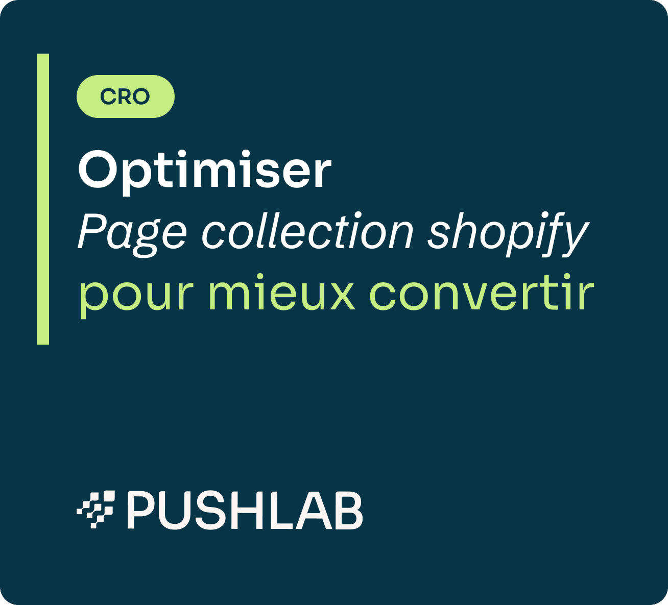 Optimiser ses pages de collection Shopify pour le SEO et la conversion