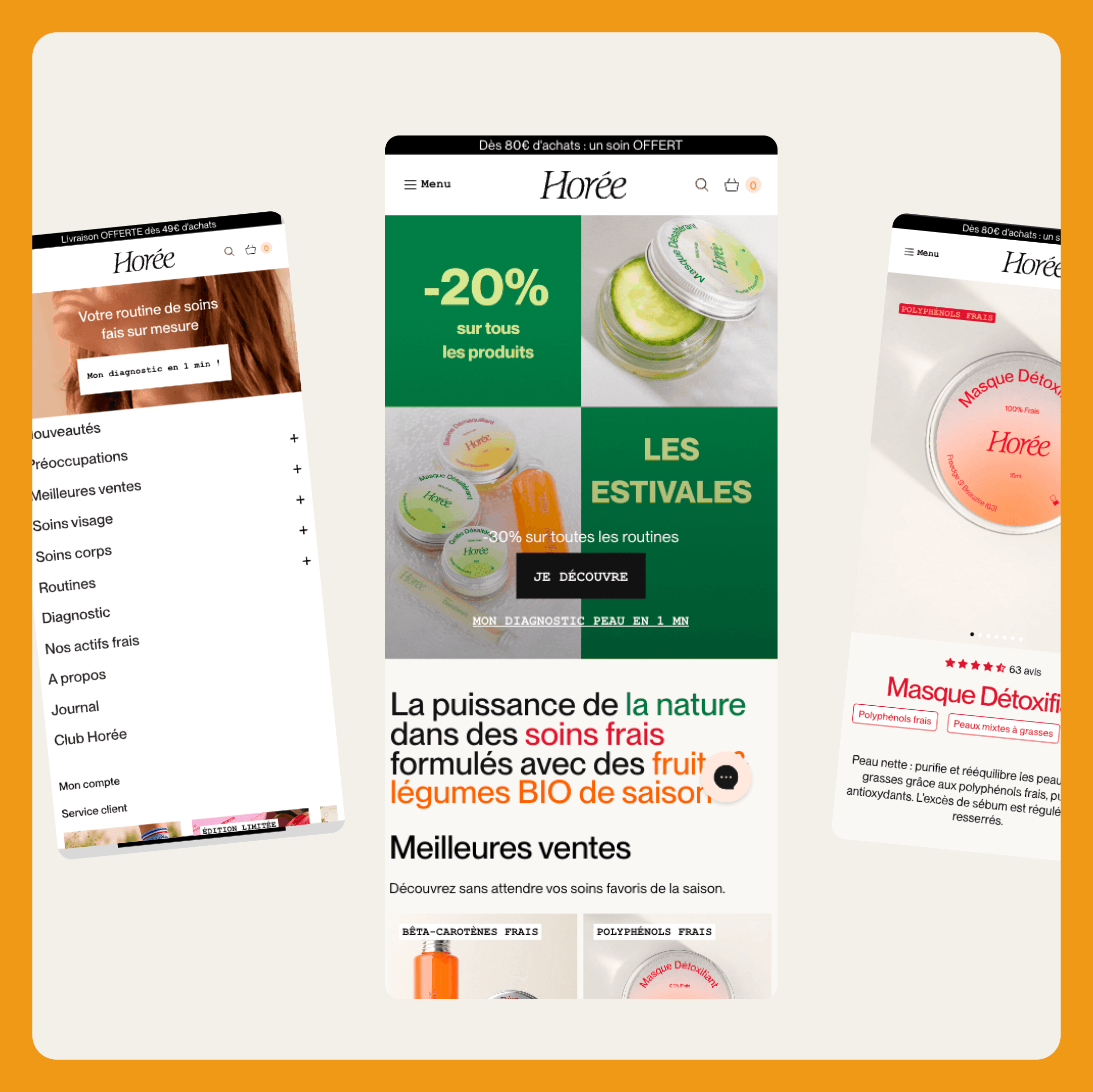 Horée cosmetique contexte
