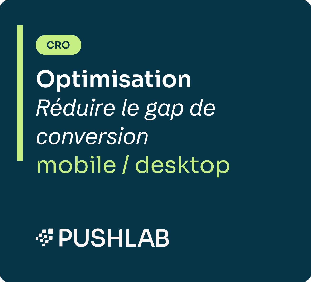 Optimisation mobile e-commerce : réduire le gap de conversion desktop/mobile